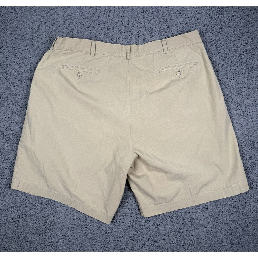 Vintage Polo Ralph Lauren Shorts Mens 42 Khaki Pleated Tyler Short Classic - Picture 2 of 10